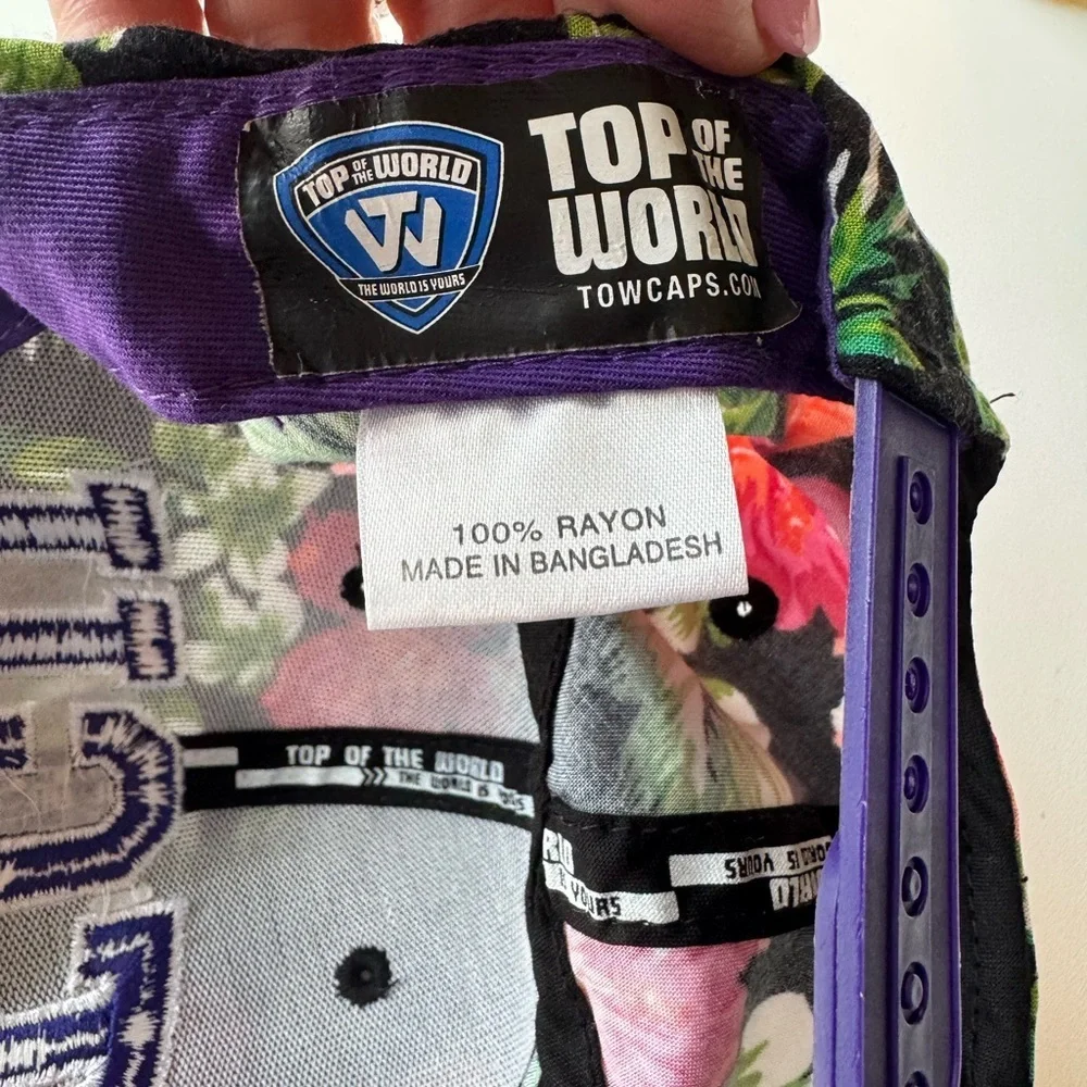 Top of the World TCU Floral Snapback Cap